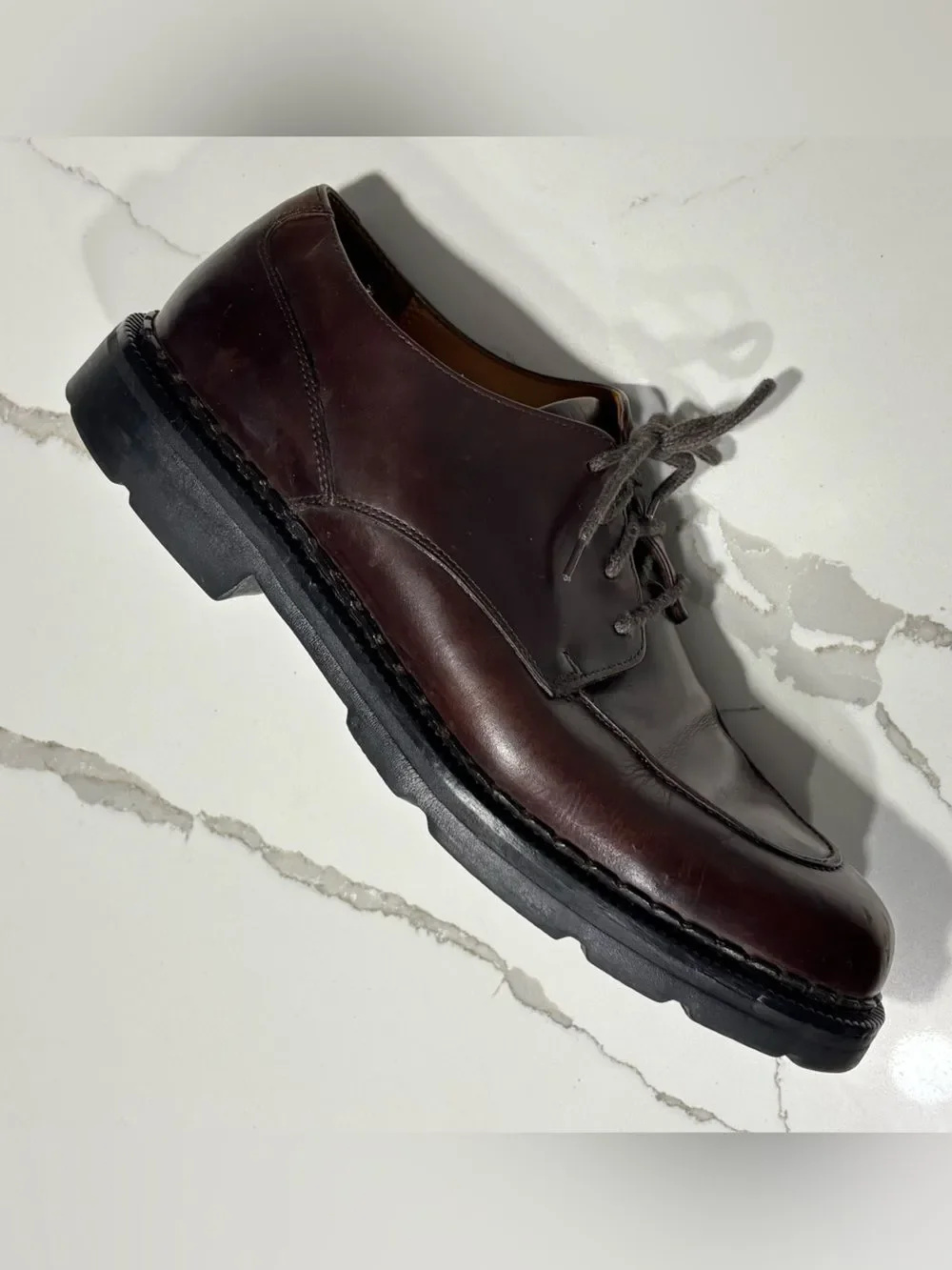 Cole Haan Dark Brown Leather Derby Shoes Men’s Size 10.5 D Lace up Oxfords